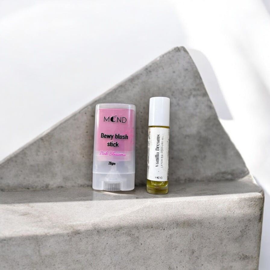 The Soft Glow Bundle ( perfume oil & blush stick)